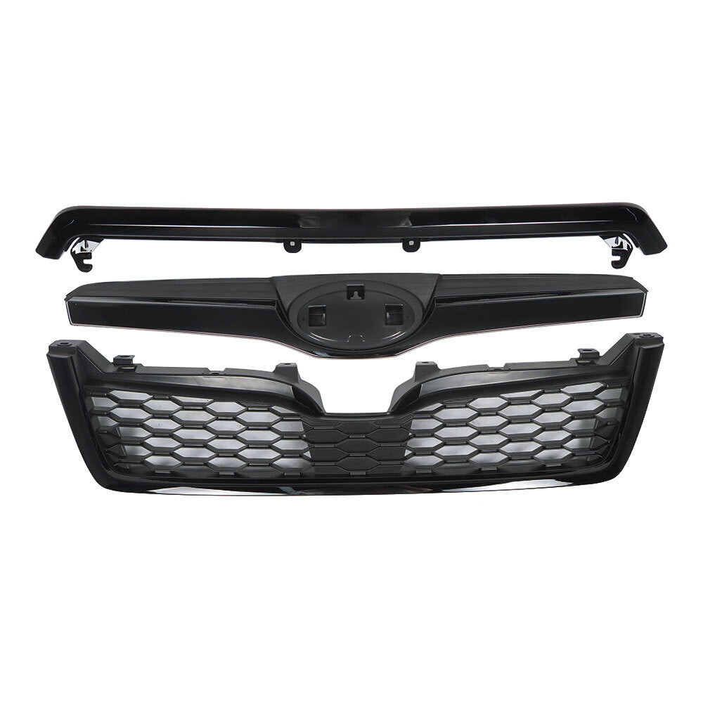 Suitable for 2014-2018 for Subaru Forester Gloss Black Upper Grille Honeycomb Grill Components n