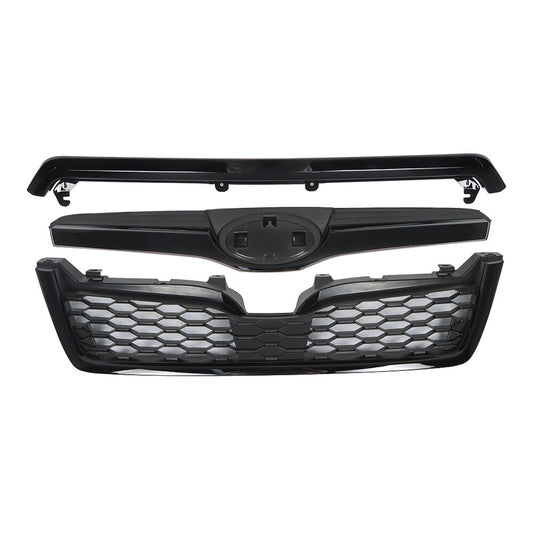 Suitable for 2014-2018 for Subaru Forester Gloss Black Upper Grille Honeycomb Grill Components n