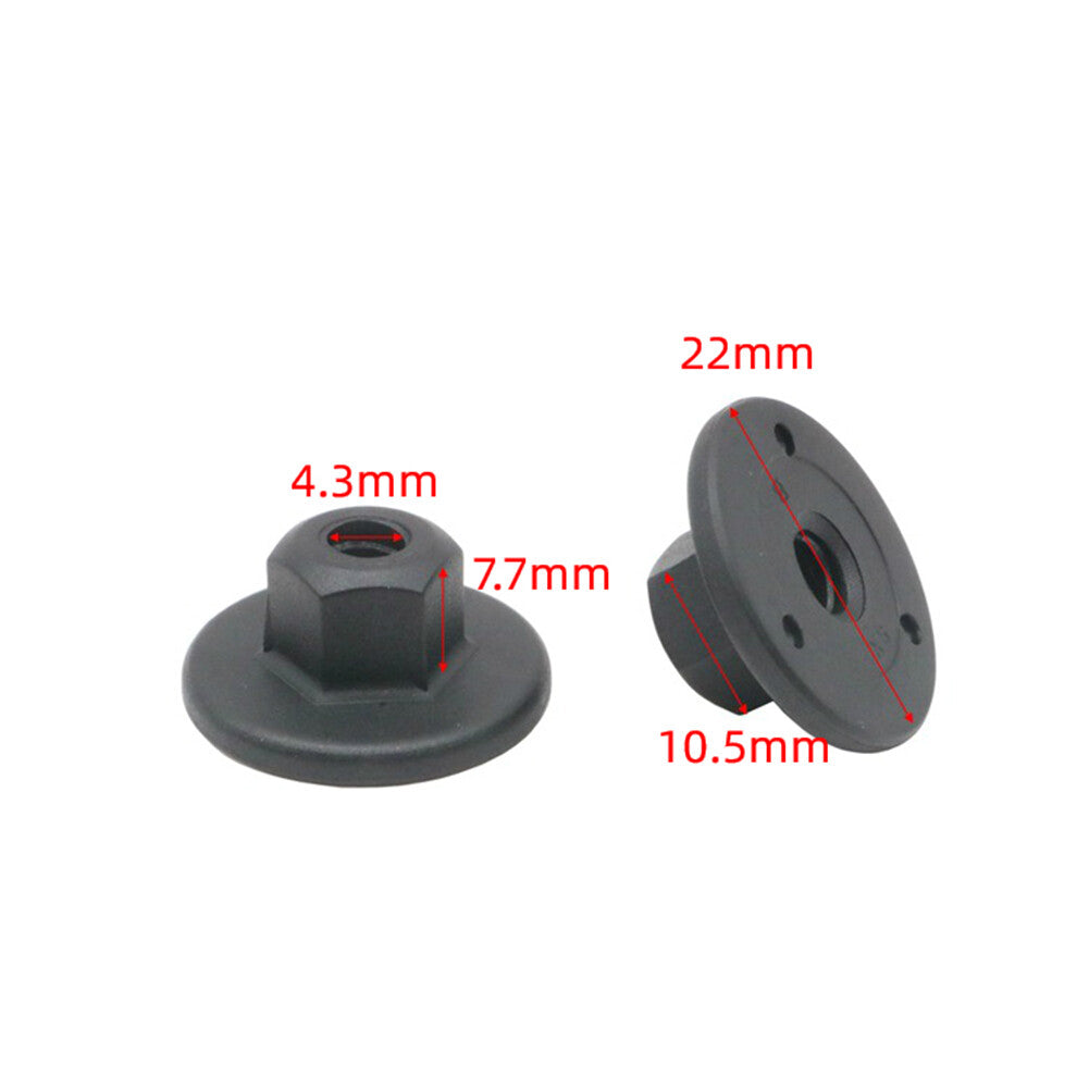 10 Car Bumper Mudguard Panel Underbody Shields Lock Nuts for Bmw