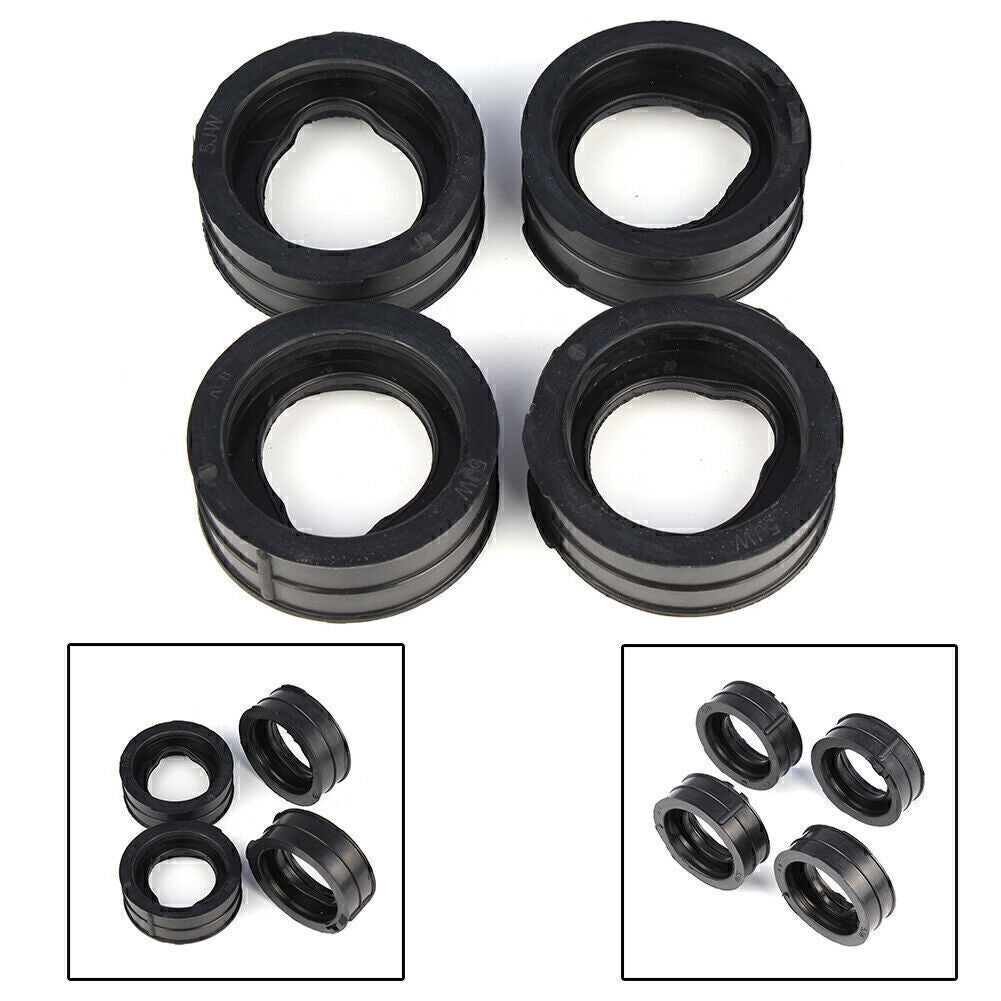 4x Rubber Carburetor Adapter Interface Glue for Yamaha FJR1300 2003-2012 Q