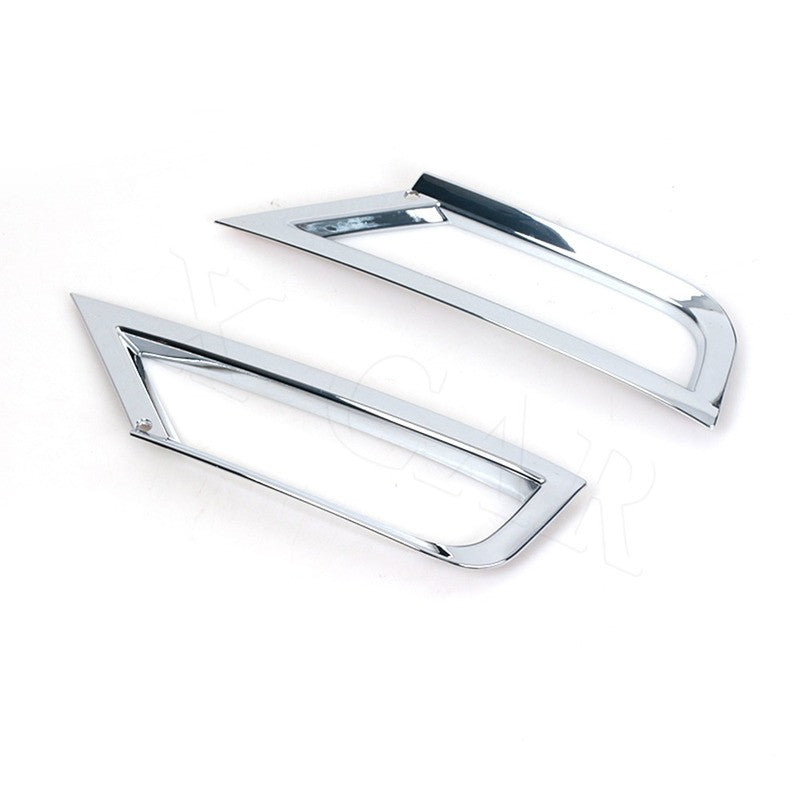 Pair Front Fog Light Trim Sticker Cover for Volkswagen T-Roc 2017-20