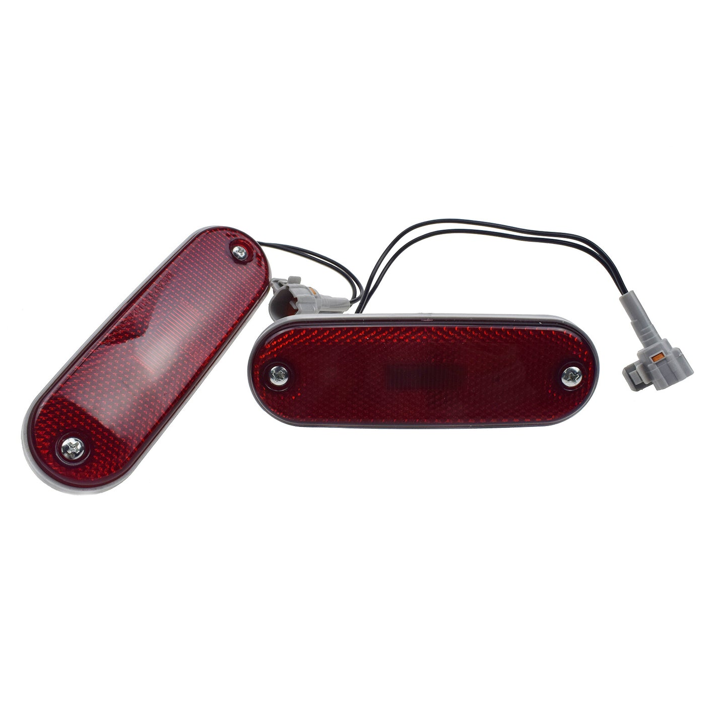 Reflective Side Marker Lights Driver and Passenger Side 2 Pieces for RAV4 96-2000- v