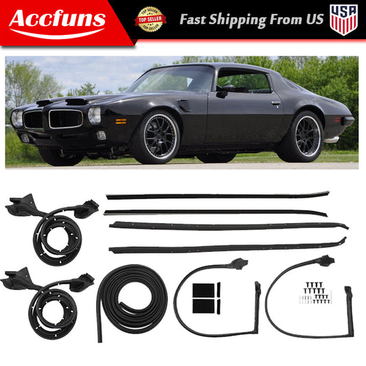 new Camaro Firebird doors and windows, Roofrail Weatherstrip stamp, suitable for 1970-1981. n