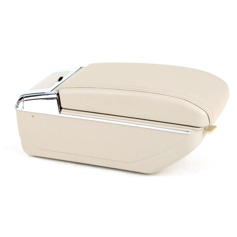 7 USB Rechargeable Car Center Container Armrest Box Storage with Lightweight and Convenient Design n
