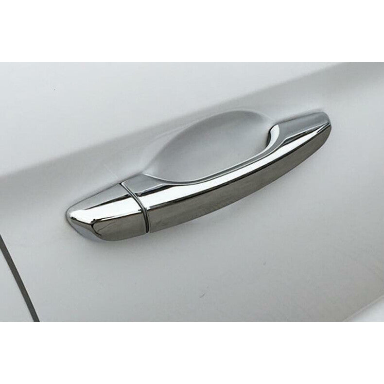 for Hyundai for Elantra 2017-2020 Chrome W/ for Smart Key Door Handle Molding Cover Trim