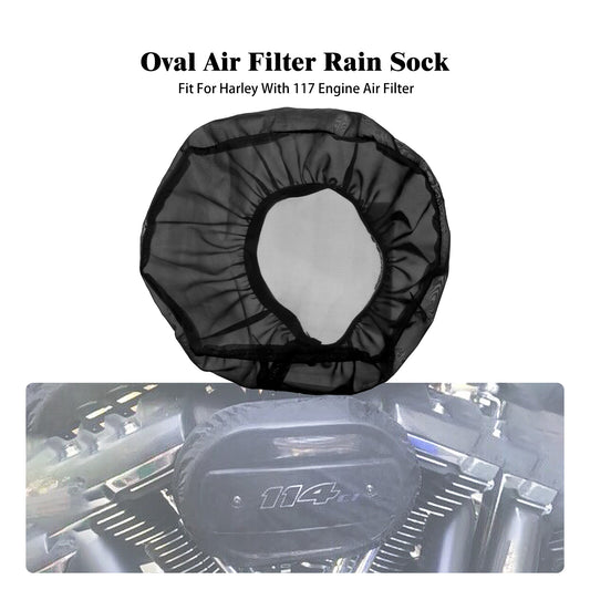 Waterproof Dust Proof Air Filter Cleaner Rain Sock Fit for Harley 117 107 114 Q