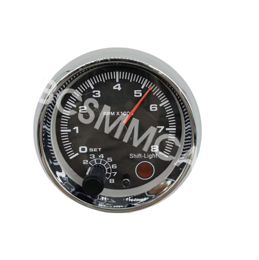 Car Tachometer Gauge Meter 0~8000RPM W/Shift Light 7 LED Colors Accessories Q