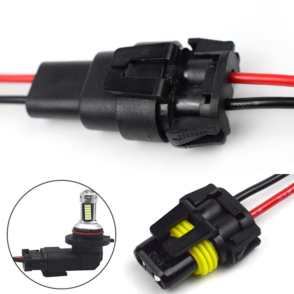 9006 9005 Socket Adapter Wiring Harness Extension Plug Connector for Headlight DRL- n