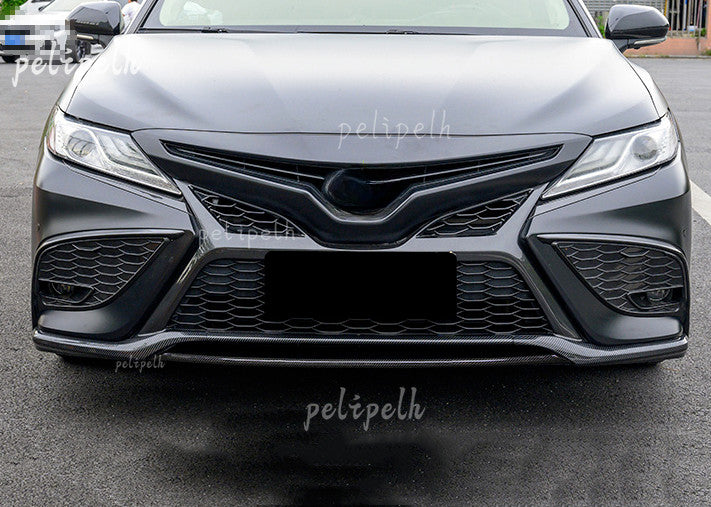 for Toyota for Camry 2021-23 Carbon Fiber ABS Front Bumper Bottom Protector Cover 4x