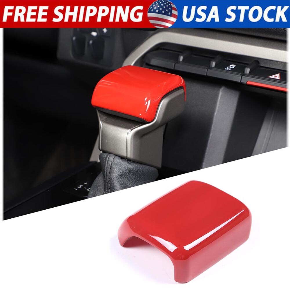 Matte black ABS interior transmission head trim cap for Tundr@ 2022 - 2023- v