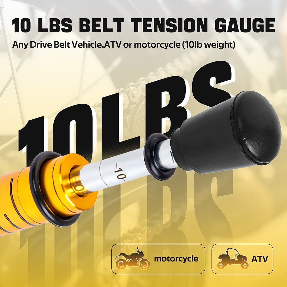 Belt Tension Gauge 10 Lbs Specification Belt Tensioner Tool For Motorcycle Q