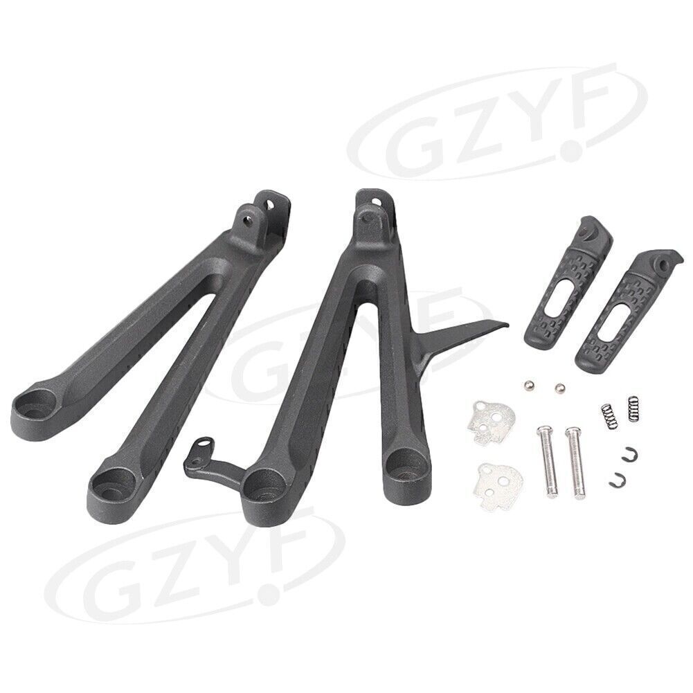 Kit REAR Passenger Footpegs foot pegs Fits for Honda CBR1000RR 2004 2005 2006 2007