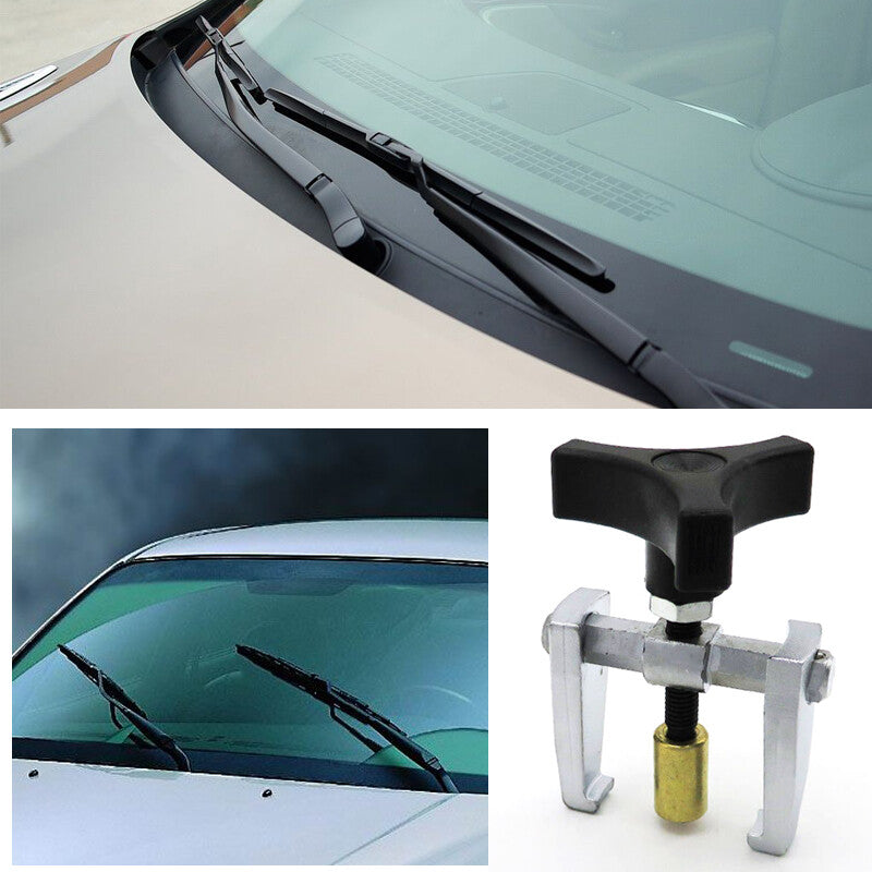 Automotive windshield cleaning and installation tool arm puller spindle end - n
