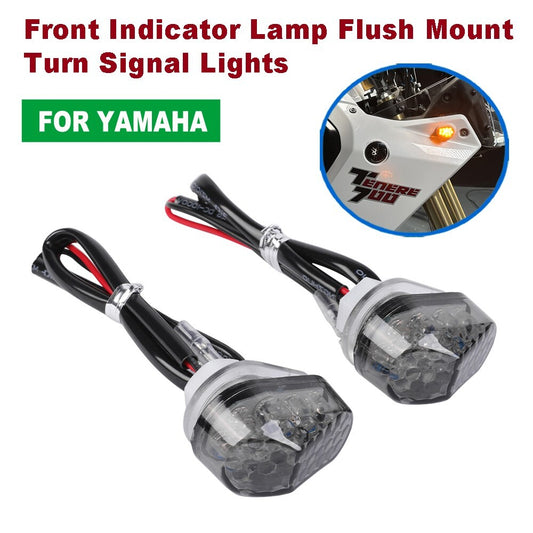 for Yamaha Tenere 700 19-25 Front Indicator Lamp Flush Mount Turn Signal Lights Q