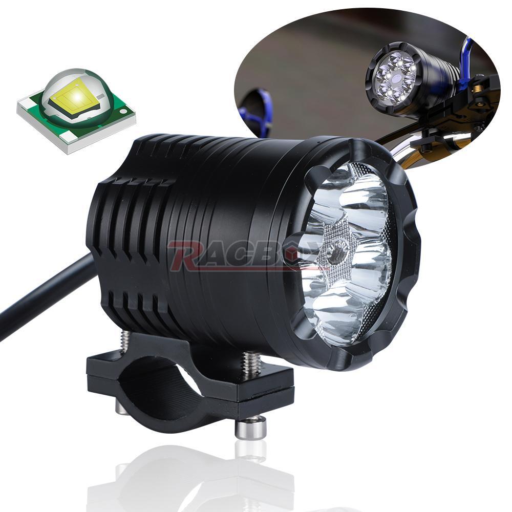 12V/30W LED Spot Light Motorcycle Headlight Driving Fog Lamp White Waterproof