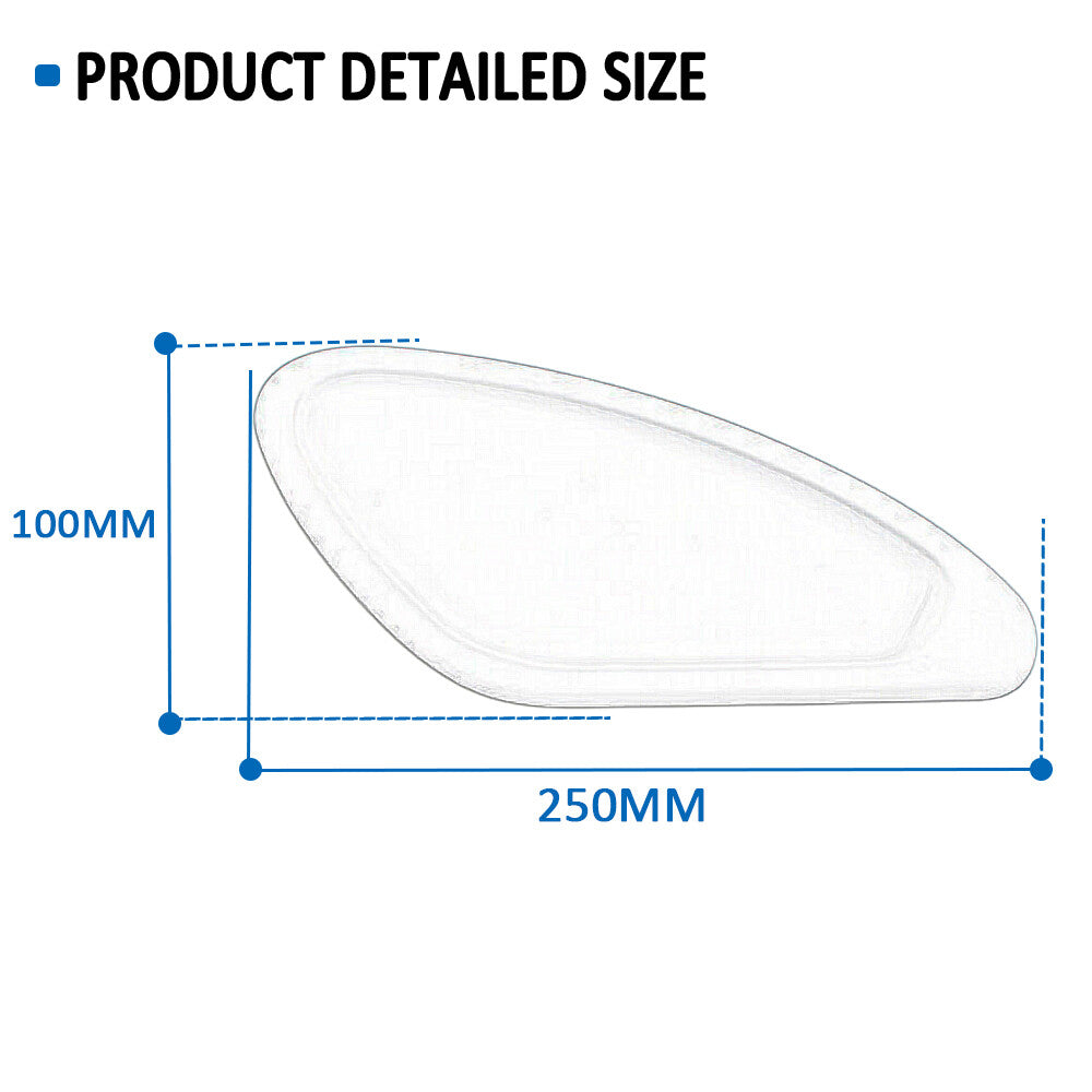 For Rocket 3R Rocket 3GT Motorcycle Retro Rubber Protector Sheath Tank Decal Pad