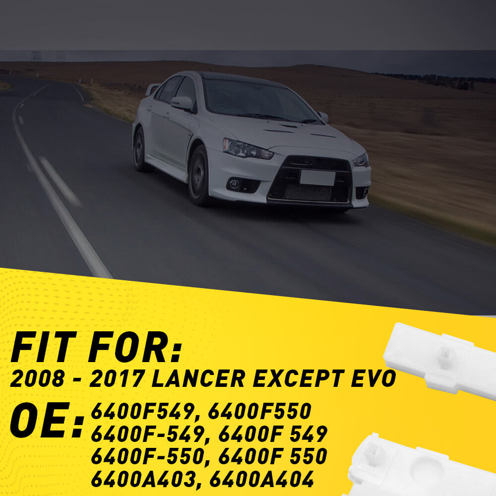 6-Pack Left Front Right Bracket Fixer Support for 2008-2017 for Lancer- v