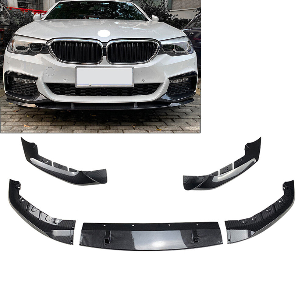 for BMW 5 Series G30 G31 Front Bumper Lip Side Splitter Trim Spoiler Body Kit Q