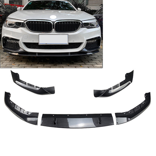 for BMW 5 Series G30 G31 Front Bumper Lip Side Splitter Trim Spoiler Body Kit Q