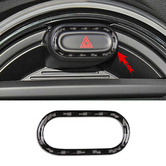 Car Safety Warning Light Button Sticker for MINI COOPER S JCW F54 F55 F56 F57