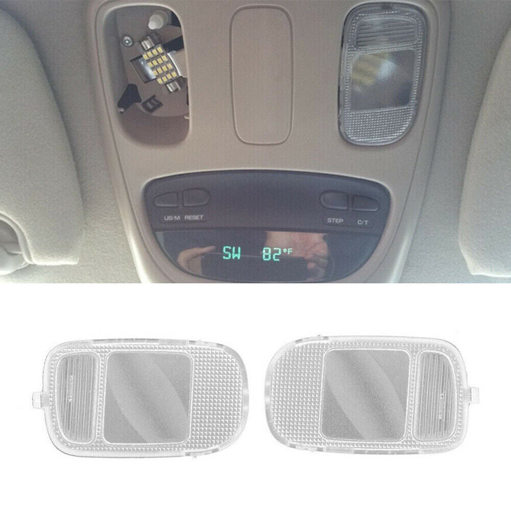 Overhead Console Dome Map Light Lamp Lens LH RH for Dodge for Ram 2002-2010 2PCs US