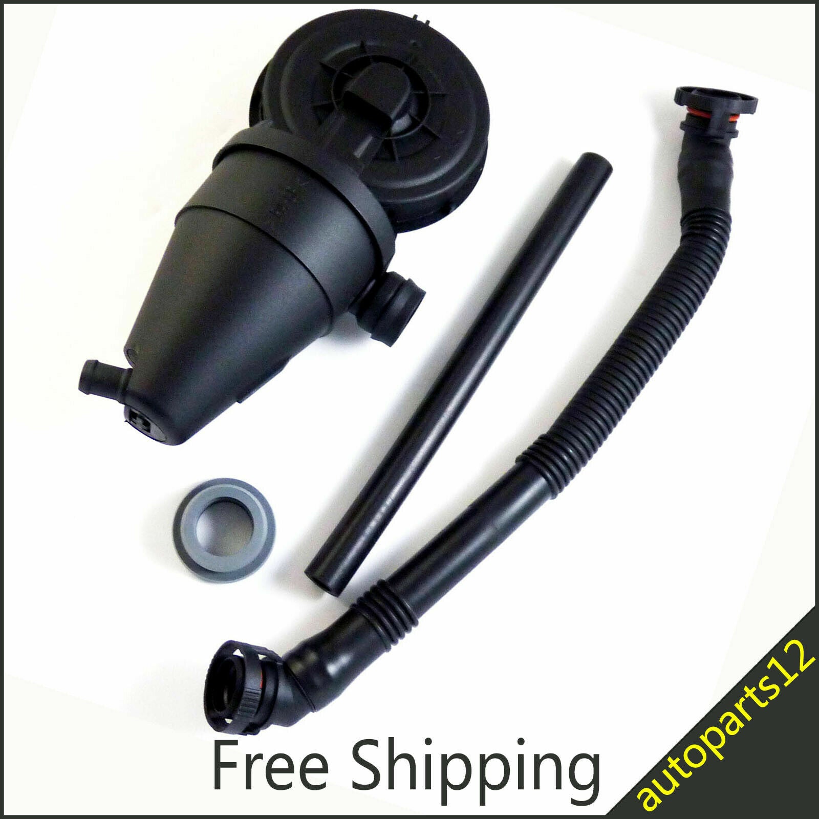 Crankcase oil separator PCV ventilation valve kit breather hose suitable for E36 E39 Z3 new - v