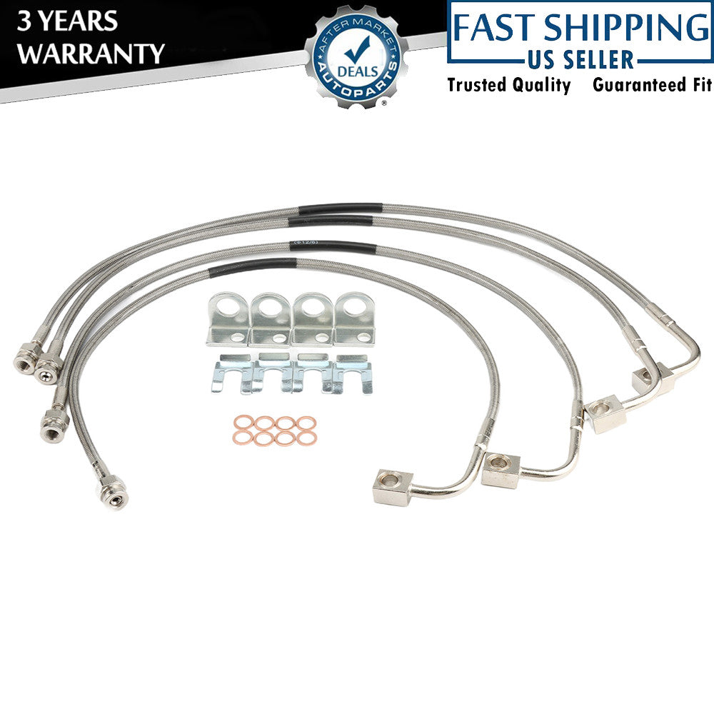 Extended Front/Rear Brake Lines 2007-2018 4-6 of Lift for Jeep for Wrangler JK Q