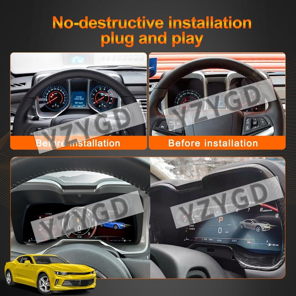 Android for Chevrolet Camaro 2010-2015 CarPlay Car Radio and LCD Digital Cluster