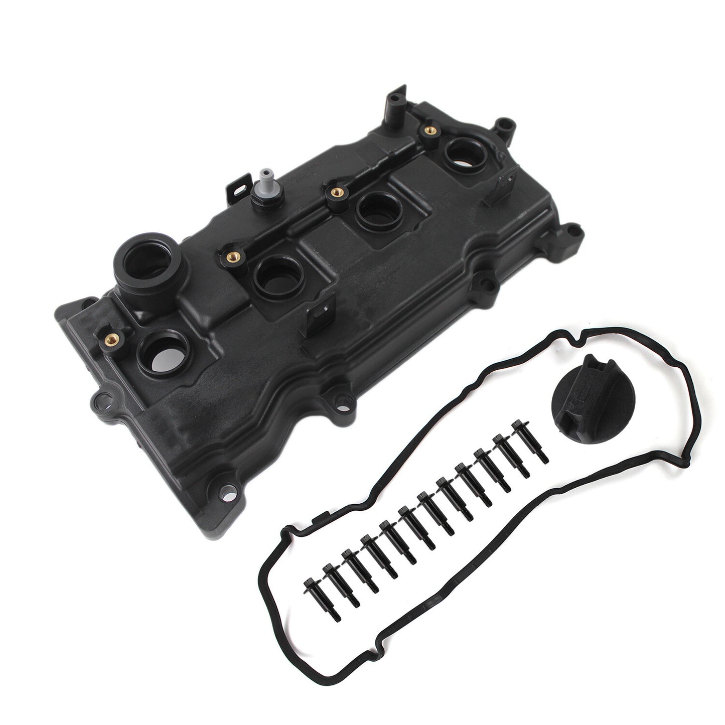 Valve Cover w/ Gasket &Bolt & Oil Cap for INFINITI 14-17 QX60 Altima 2.5L n