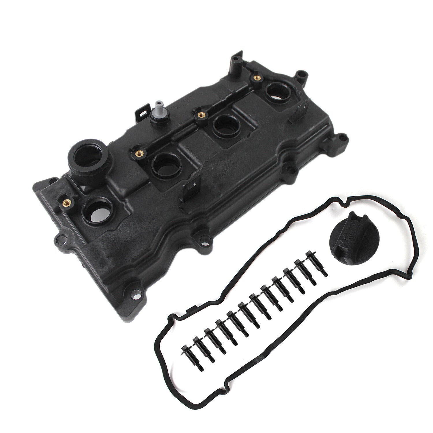 Valve Cover w/ Gasket &Bolt & Oil Cap for INFINITI 14-17 QX60 Altima 2.5L n