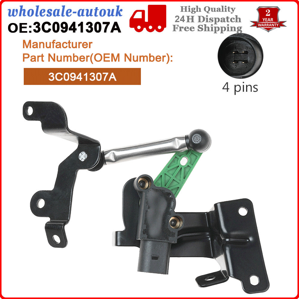 Rear Left Xenon Headlight Level Sensor for VW Scirocco III 08-17 ESS 3C0941307A Q
