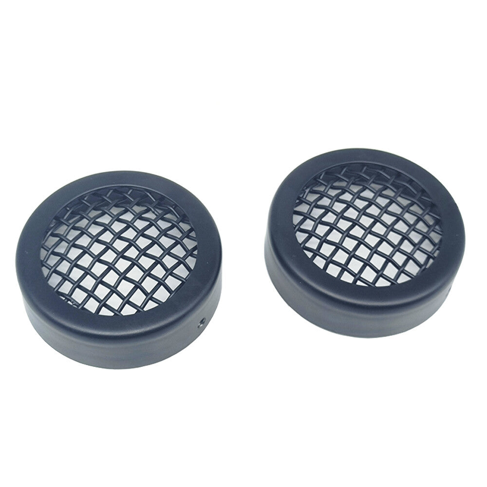 2PCS Black Turn Signal Light Lens Grill Cover for Harley Sportster XL883 XL1200