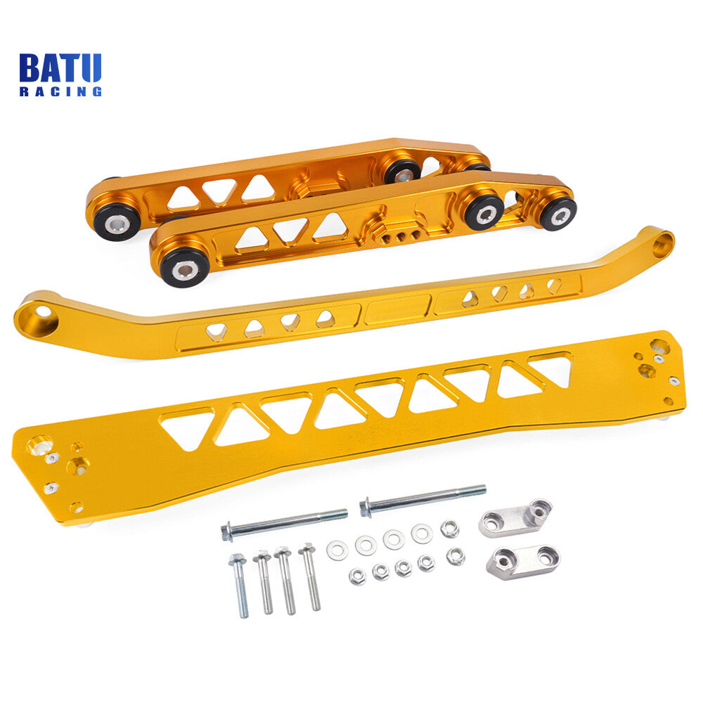 Rear Lower Control Arm+Subframe Brace+Tie Bar for Honda for Civic EG 92-95 Gold