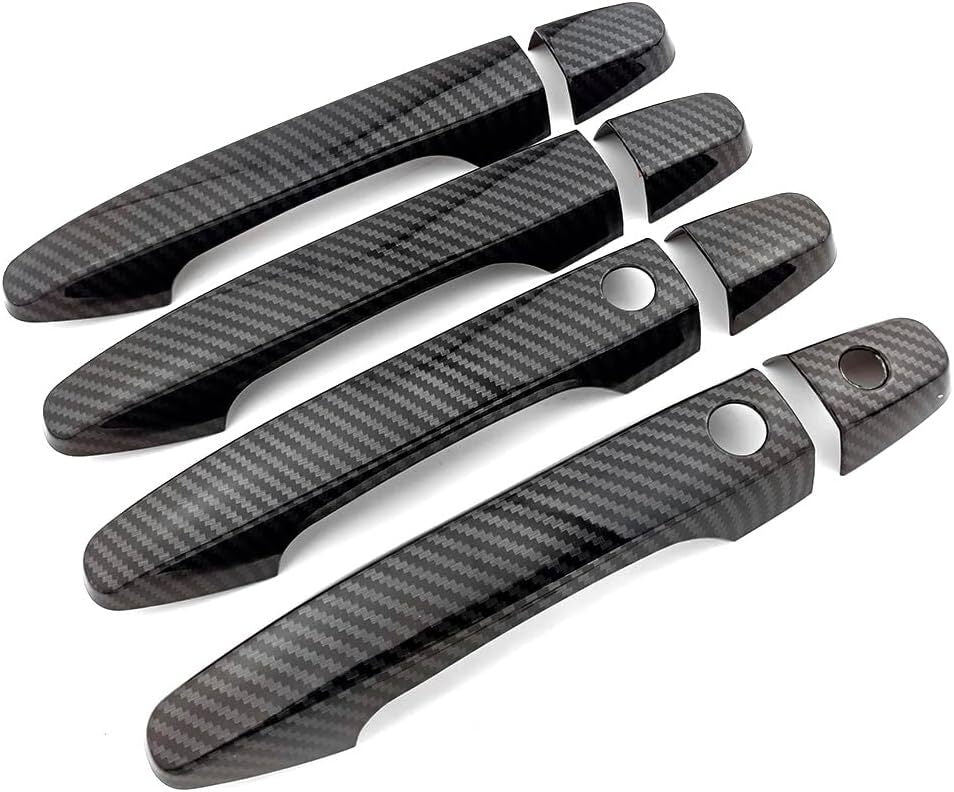 for Honda for Civic CR-V CRV 2012-2016 Door Handle Cover Carbon Fiber w/ for Smart Holes