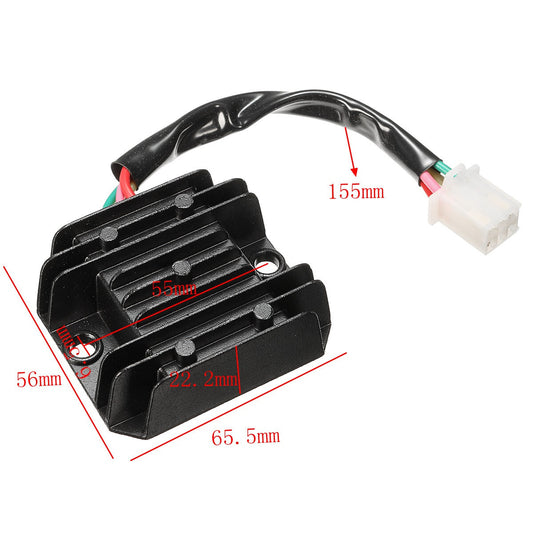 4 Wires Voltage Regulator for TAOTAO Boat Motor ATV 150cc Scooter Moped JCL NST