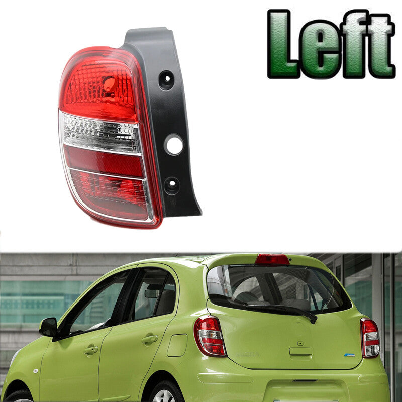 Left For March Micra 2010-2017 new Tail Light Housing Without Bulb v