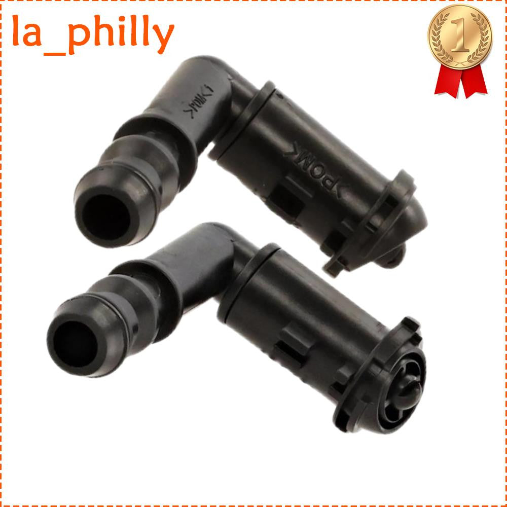 2X For CTS 2008-2009 Left+Right HeadLight Washer Spray Nozzle Black Plastic