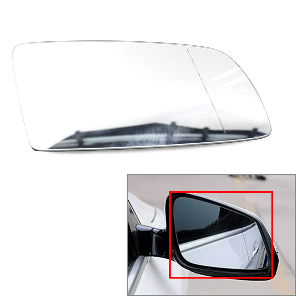 Side Mirror Rearview Mirror Glass Fit for BMW 5 Series E60 E612003-2010 Auto US