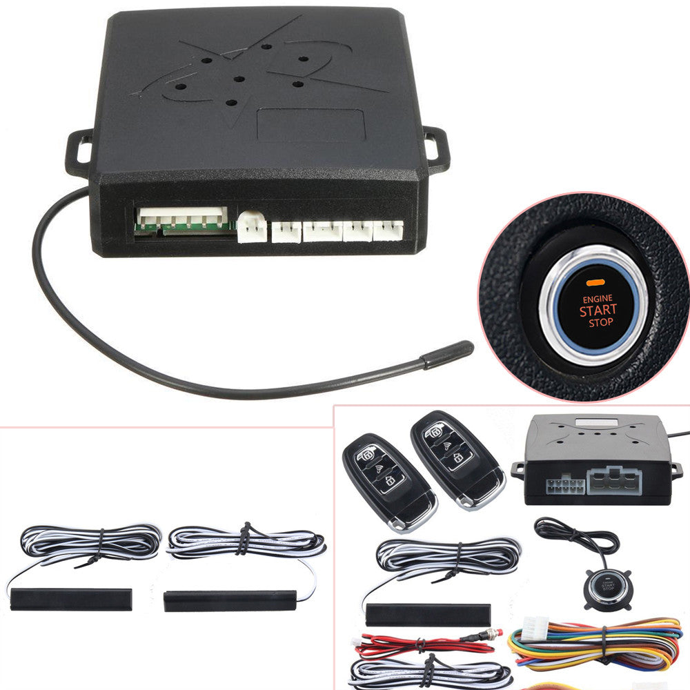 Car alarm system, keyless entry, remote engine start/stop - n