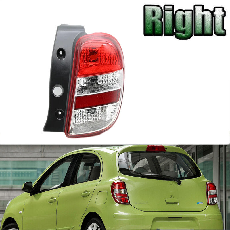 Right For March Micra 2010-2017 new Tail Light Housing Without Bulb v