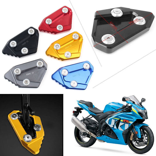Fit for Suzuki GSXR1000 2009-2016 2015 2014 1x Side Kick Stand Extension Plate Pad Q
