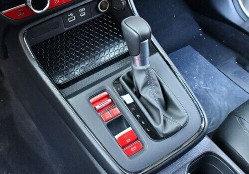 Red Aluminum Central Console Gear Shift Switch Trim for Honda CRV CR-V 2023 2024