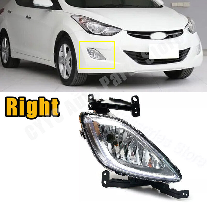 Right Front Bumper Fog Lights Lamp for Hyundai for Elantra 2011 2012 2013