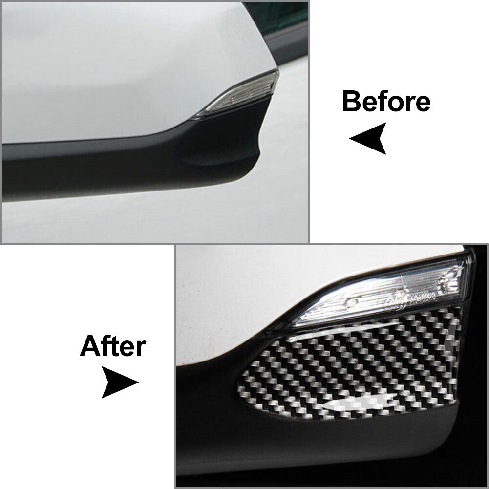 for Chevrolet Equinox 2018-2021 2 Pcs Rear View Side Mirror Cover Trim