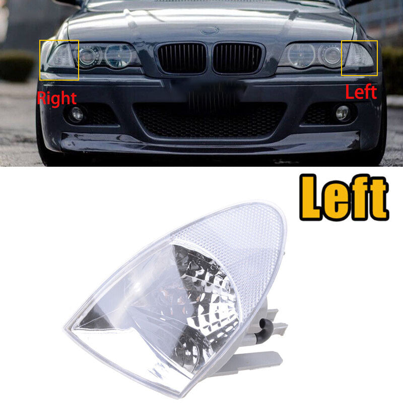 Left Corner Light Parking Signal Lights for BMW 3 Series E46 Sedan 1998-2001