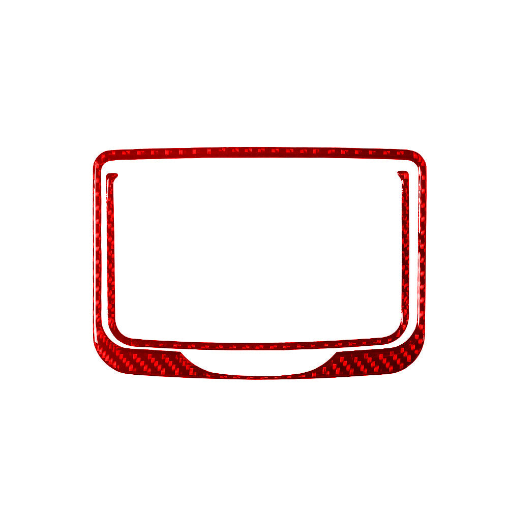 for Dodge for Challenger 2015-2020 4Pcs for Seat Back Trim Cover Decoration Carbon Fiber v