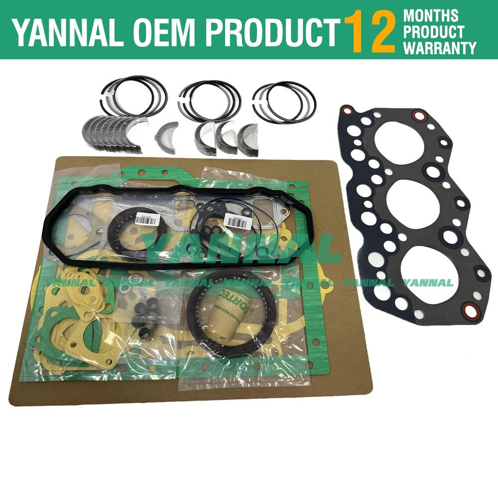 S3E, S3E9, and S3E9T overhaul and recirculation kits are suitable for WS200A and WS300A engines in loaders.