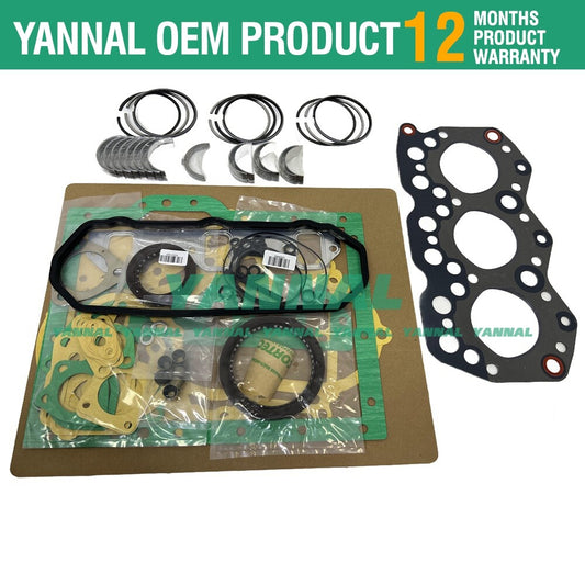 S3E, S3E9, and S3E9T overhaul and recirculation kits are suitable for WS200A and WS300A engines in loaders.