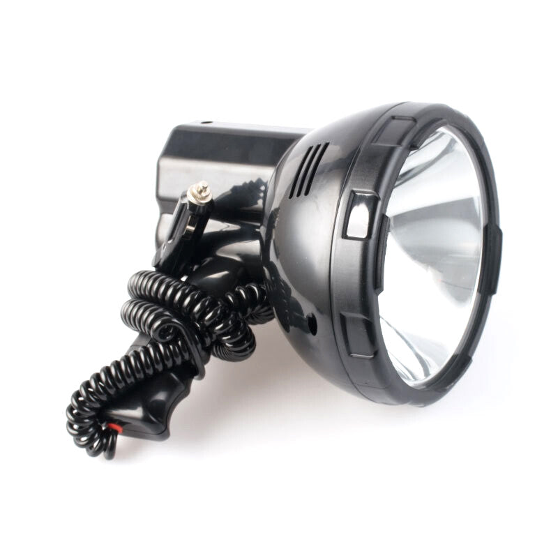 35W Handheld Xenon High Intensity Spotlight for Fishing Boats, Camping, Waterproof, 12V, Car Use, Black n