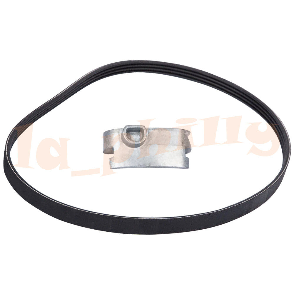 Air Conditioning Accessory Drive Belt Kit Black for Silverado Tahoe for Sierra Yukon Q